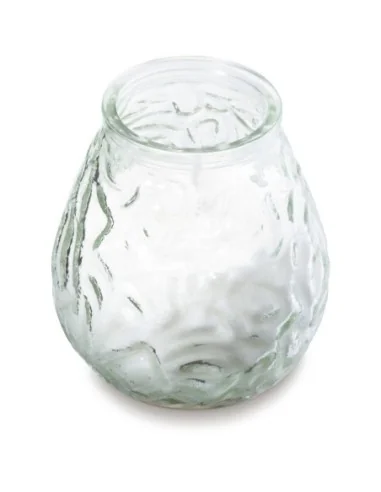 Bougies vénitiennes Bolsius Low Boy transparentes (Lot de 12)