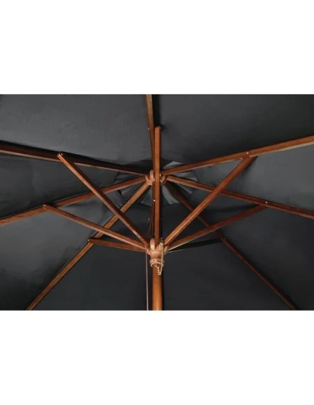 Parasol carré Bolero 2,5m noir