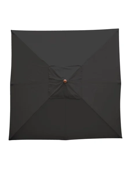 Parasol carré Bolero 2,5m noir
