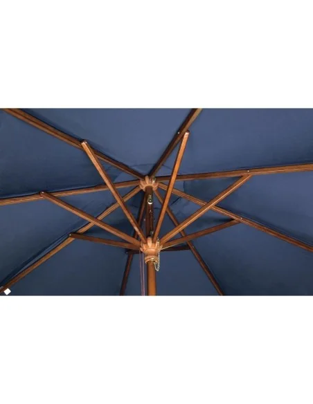 Parasol carré Bolero 2,5m bleu marine