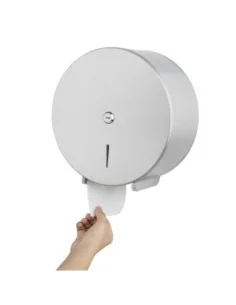 Distributeur papier hygiénique Jumbo en acier inoxydable Jantex 2