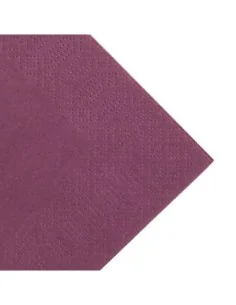 Serviettes ouate prune Duni 330mm (Lot de 1000) 2