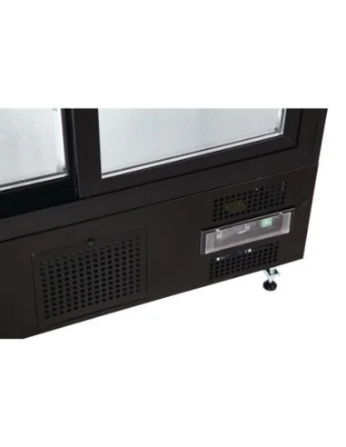 Arrière-bar vertical double porte coulissante Polar Série G