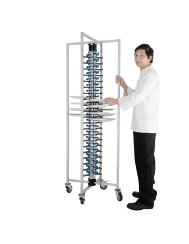 Porte-assiettes garnies mobile Vogue 84 assiettes