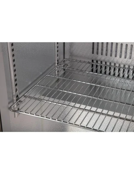 Arrière-bar une porte pivotante Polar Série G inox 138L