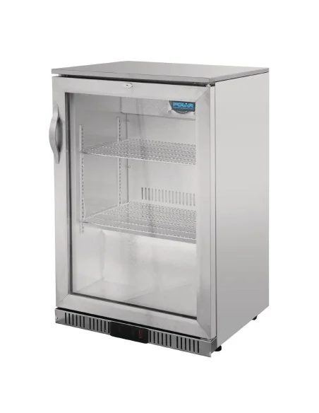 Arrière-bar une porte pivotante Polar Série G inox 138L
