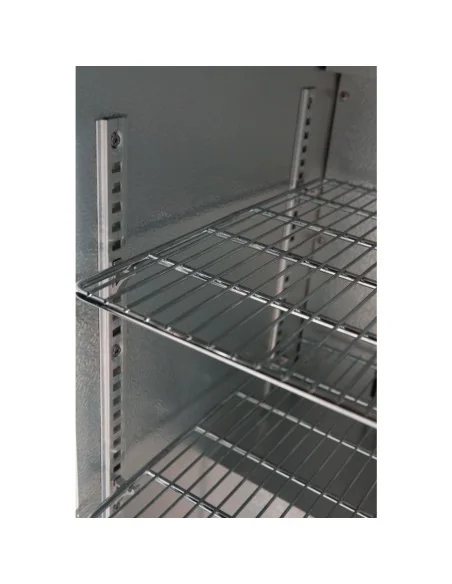 Arrière-bar trois portes coulissantes Polar Série G noir 320L