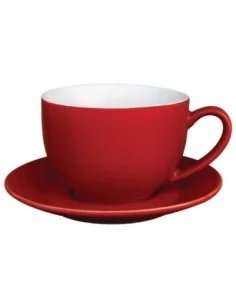 Soucoupe pour tasses 228ml et 340ml Olympia rouge (Lot de 12) 2