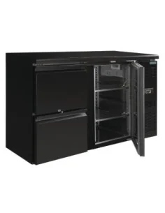 Arrière-bar Polar Série U 1 porte et 2 tiroirs 2