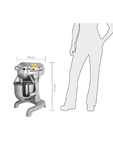 Batteur planétaire Buffalo 9L 550W