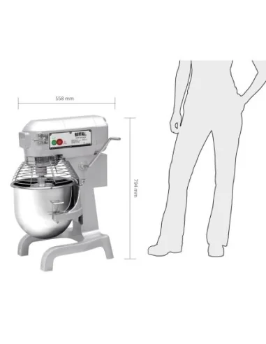 Batteur planétaire Buffalo 20L 1100W