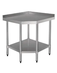 Table d'angle inox Vogue 700mm