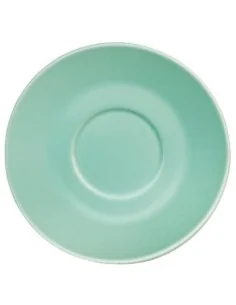 Soucoupe pour tasses 228ml et 340ml Olympia verte (Lot de 12)