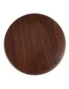 Plateau de table rond Bolero marron foncé 800mm