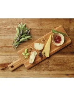 Planche moyenne carrée en chêne Olympia 400x155x15mm manche 110mm 2