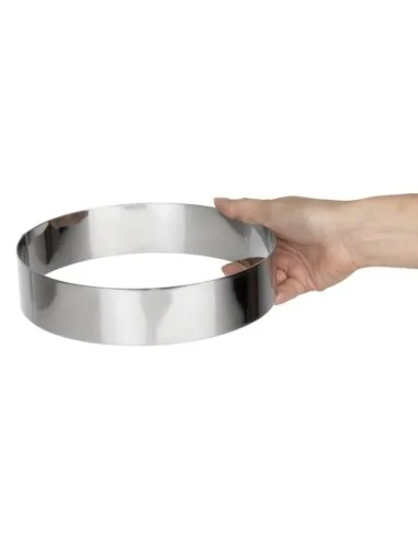 Cercle à mousse inox De Buyer 200 x 45mm