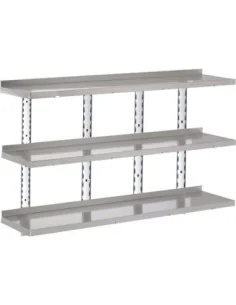 Etagère murale inox sans supports Gastro M 1800 x 400mm 2