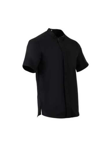 Veste de cuisinier en maille à manches courtes Southside Harlem noire S