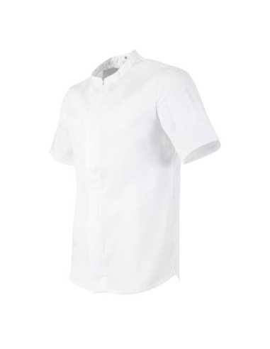 Veste de cuisinier en maille à manches courtes Southside Harlem blanche L