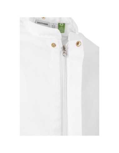 Veste de cuisinier en maille à manches courtes Southside Harlem blanche L