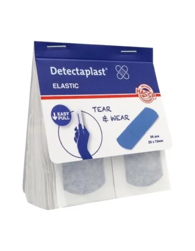Pansements élastiques Detectaplast 25x72mm (lot de 100)