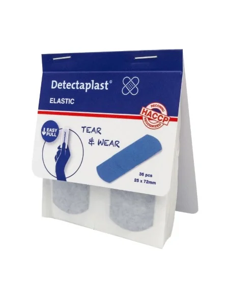 Pansements élastiques Detectaplast 25x72mm (lot de 100)