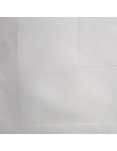 Nappe blanche bande de satin Mitre Luxury 1140 x 1140mm