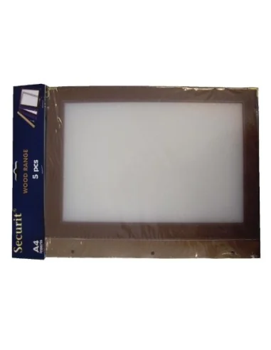 Inserts supplémentaires Securit marron A4 (Lot de 5)