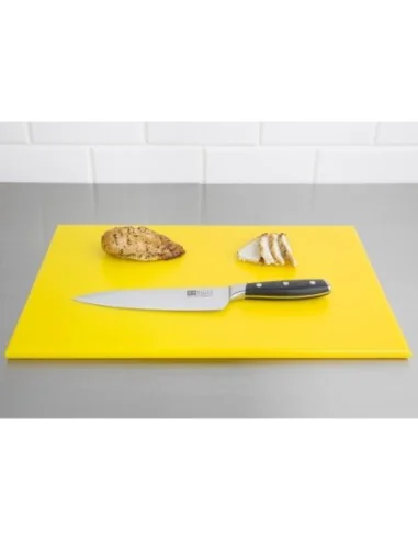 Planche à découper standard haute densité Hygiplas jaune