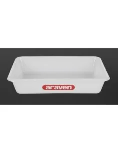 Bac alimentaire peu profond Araven transparent 300mm