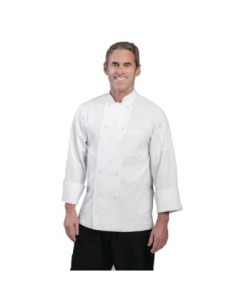 Veste de cuisine mixte Le Mans Chef Works blanche M 2