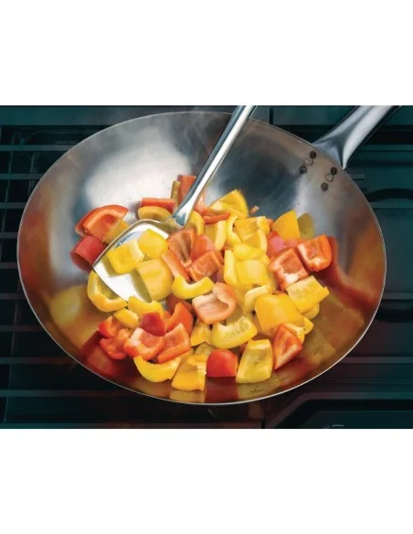 Wok conique en acier doux Vogue 35,6cm