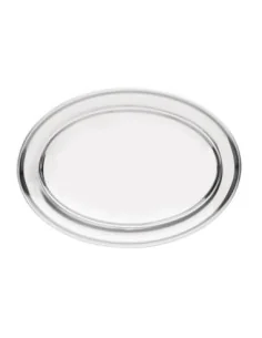 Plat de service ovale en inox Olympia 220mm