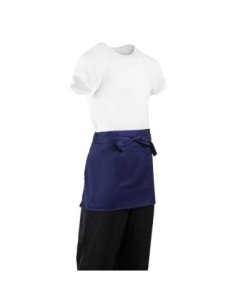 Tablier serveur court Whites bleu marine 2