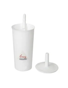 Brosse WC et support blancs Jantex  2
