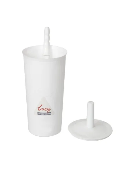 Brosse WC et support blancs Jantex 