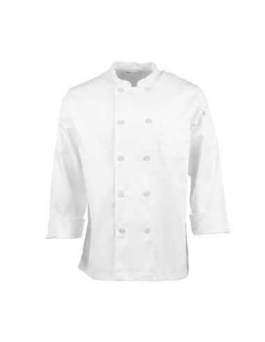 Veste de cuisine mixte Le Mans Chef Works blanche XL