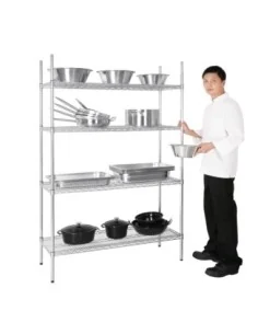 Etagère modulaire 4 niveaux 1220x457mm Vogue 2
