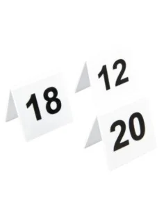 Lot de numéros de table en plastique Olympia 11-20