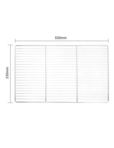 Grille de four inox Vogue 53x32cm