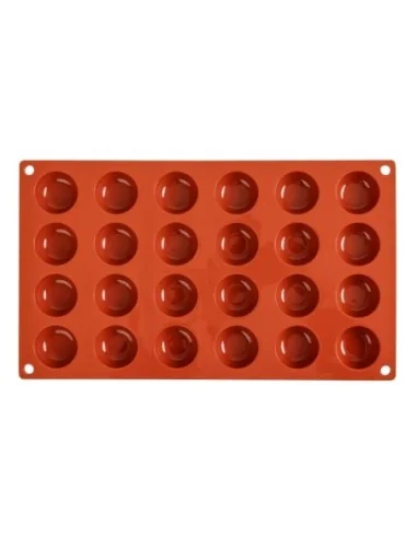 Plaque 24 pomponnettes en silicone Pavoni Formaflex