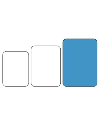 Plateau self-service Olympia Kristallon bleu 450 x 350mm