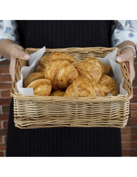 Corbeille de table en osier Olympia carré