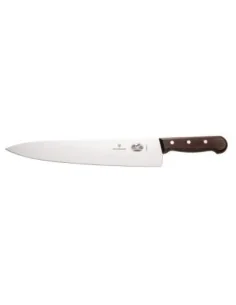 Ensemble couteaux manche en bois de rose, couteau de cuisinier 250mm et étui Victorinox 2