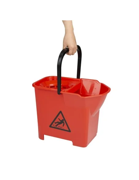 Seau essoreur Jantex rouge 14L