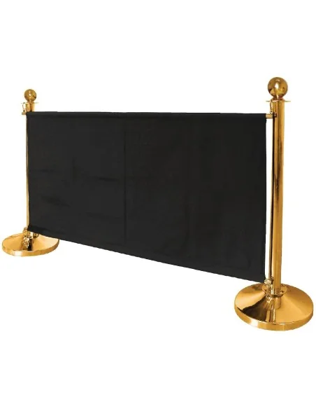 Poteau d accueil en acier inoxydable Bolero laiton à tête ronde