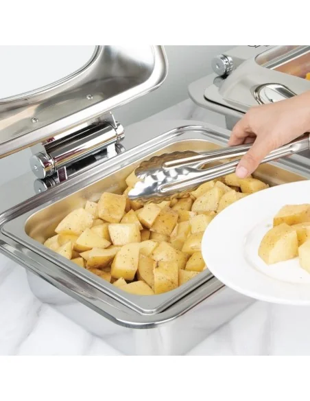 Ensemble chafing dish induction Olympia GN 1/2 avec support 