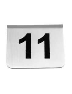 Lot de numéros de table en acier inoxydable Olympia 11-20 (Lot de 10) 2