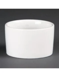 Ramequins contemporains blancs 90mm Olympia (Lot de 12)