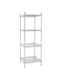 Tour de rangement métallique 4 niveaux Vogue